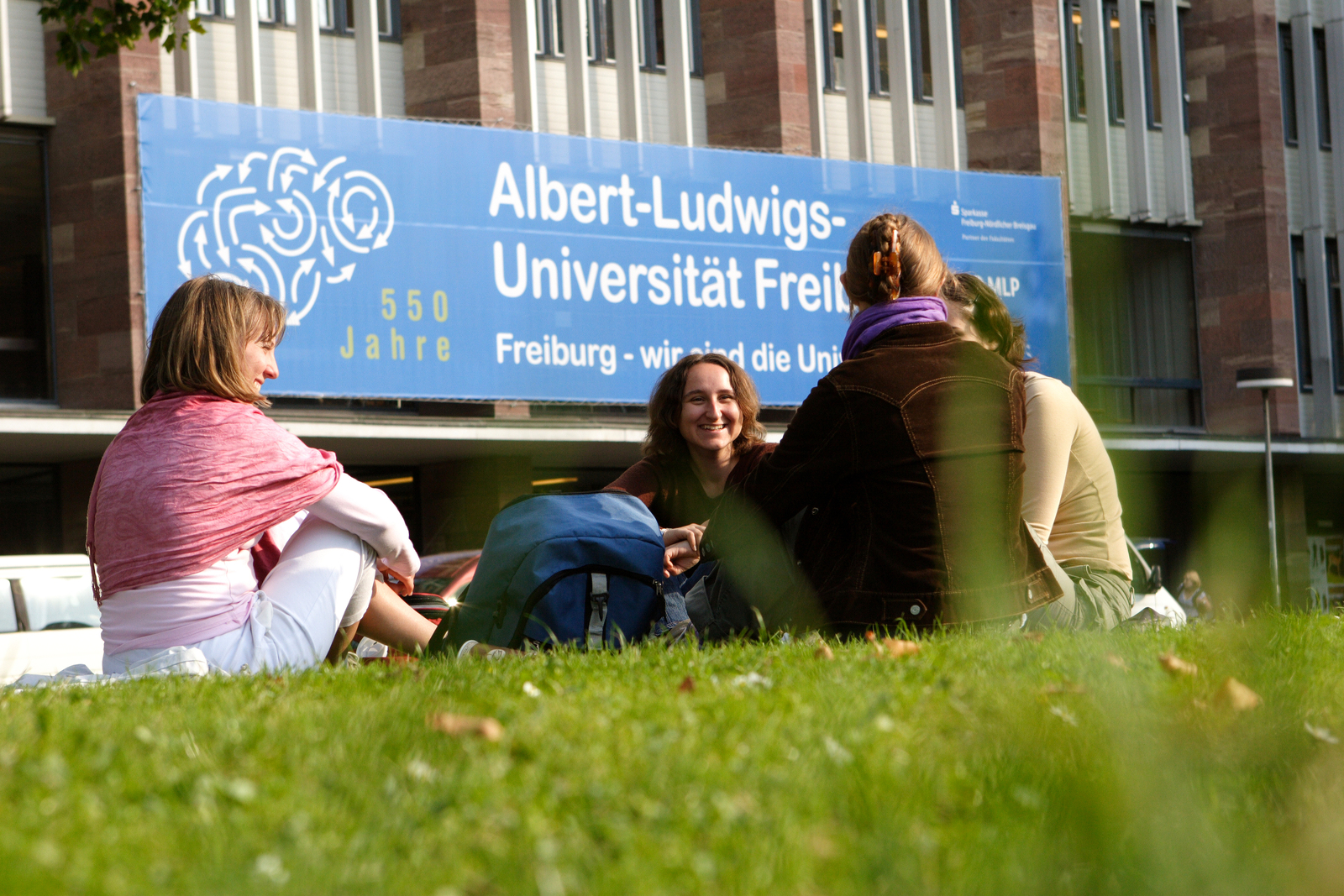students before university